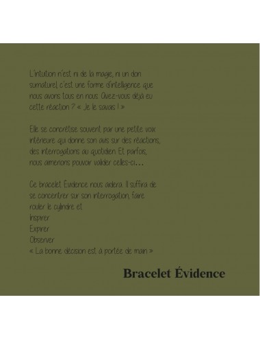 Bracelet EVIDENCE Aventure