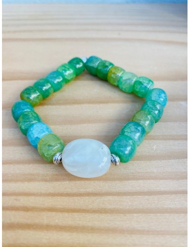 Bracelet ALÏCIA vert d'eau